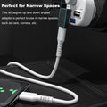 AreMe 2 Pack Right Angle USB A to USB C Adapter, 90 Degree Up and Down Angle USB 3.0 Male to Type C Female Connector for PC, Laptop, Tablet and Phones - Tin Sign Factory Australia