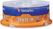 Verbatim 4.7GB up to 16x Recordable Disc DVD-R (25-Disc Spindle) 95058