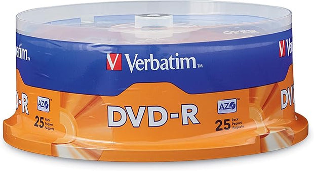 Verbatim 4.7GB up to 16x Recordable Disc DVD-R (25-Disc Spindle) 95058