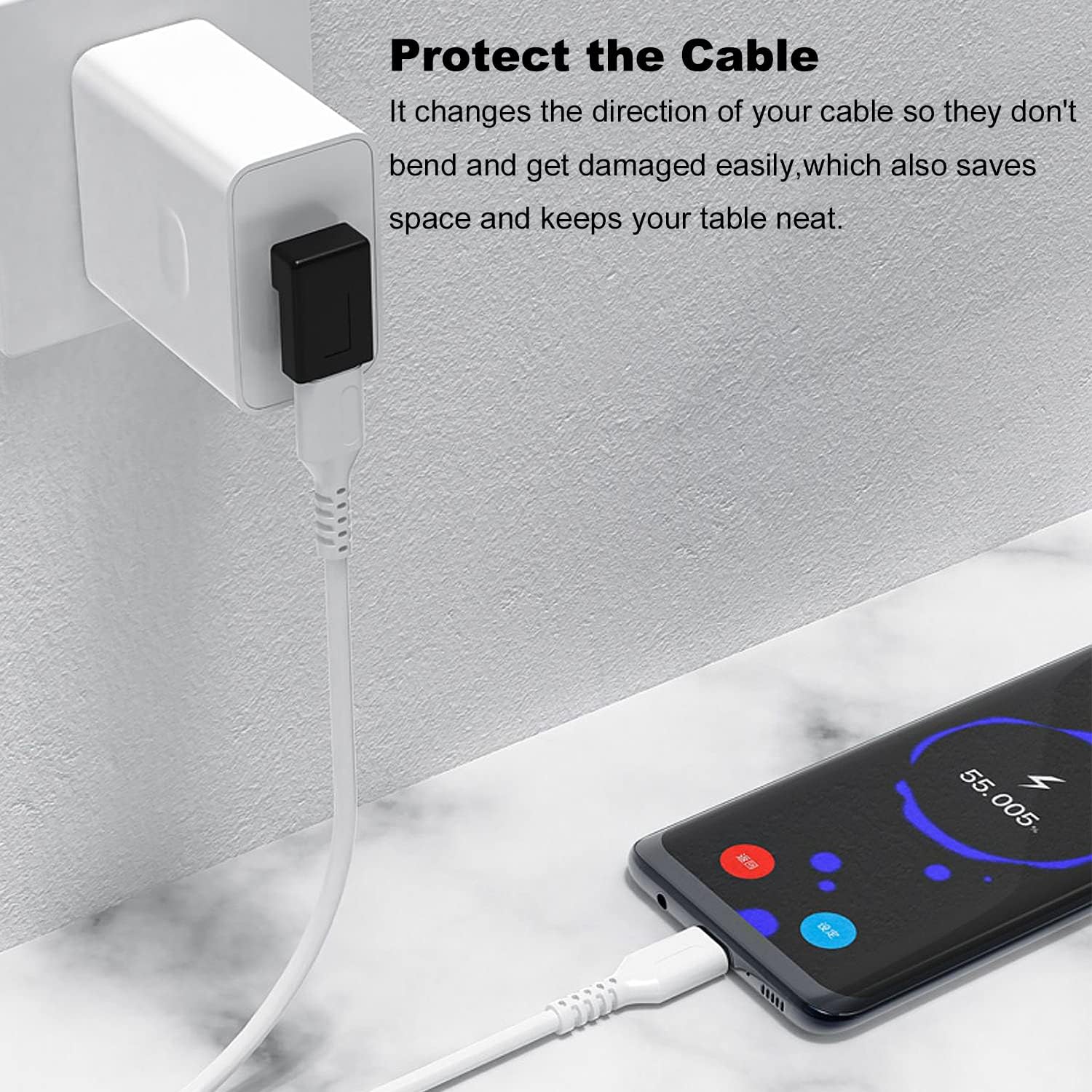 AreMe 2 Pack Right Angle USB A to USB C Adapter, 90 Degree Up and Down Angle USB 3.0 Male to Type C Female Connector for PC, Laptop, Tablet and Phones - Tin Sign Factory Australia