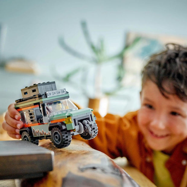 City Off-Road 4x4 Mountain Truck – Adventure Toy for Kids 6+ | Includes Explorer Minifigure & Accessories