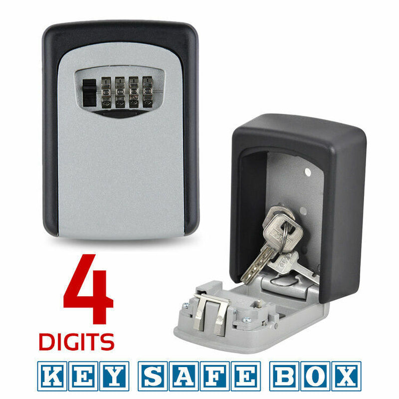 Ultimate Outdoor 4-Digit Wall-Mounted Combination Lock Safe Box for Your Valuables