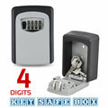 Ultimate Outdoor 4-Digit Wall-Mounted Combination Lock Safe Box for Your Valuables