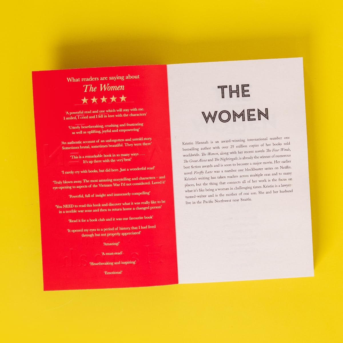 The Women – The Instant #1 Bestseller by the Author of The Nightingale