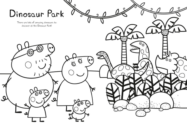 Peppa Pig: Peppa's Amazing Bumper Colouring Book