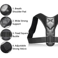Adjustable Posture Corrector Back Support Strap Brace Shoulder Spine Support Lumbar Posture Orthopedic Belt - Tin Sign Factory Australia