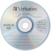 Verbatim 4.7GB up to 16x Recordable Disc DVD-R (25-Disc Spindle) 95058