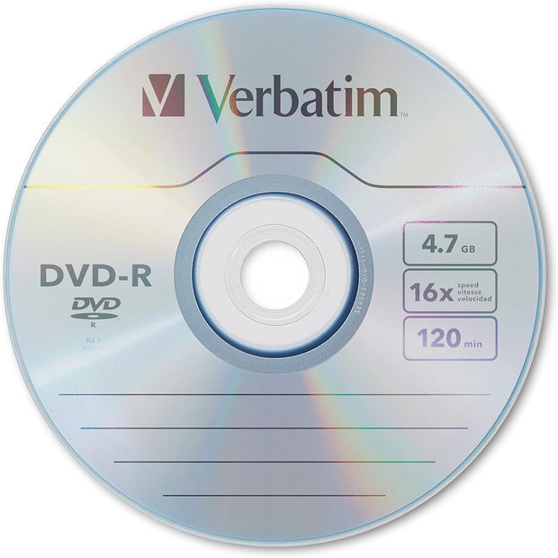 Verbatim 4.7GB up to 16x Recordable Disc DVD-R (25-Disc Spindle) 95058
