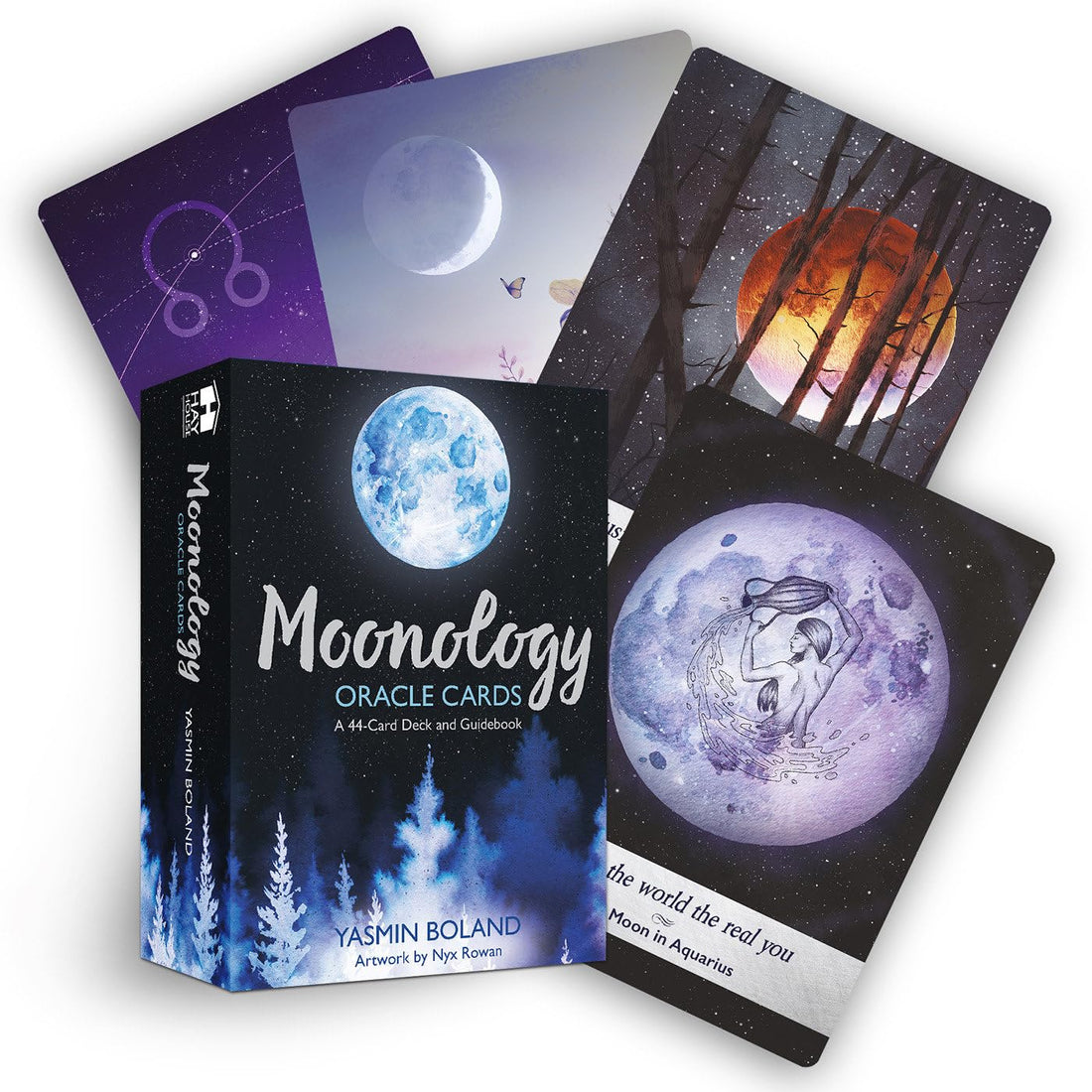 Moonology Oracle Cards: A 44-Card Moon Astrology Oracle Deck and Guidebook - Tin Sign Factory Australia