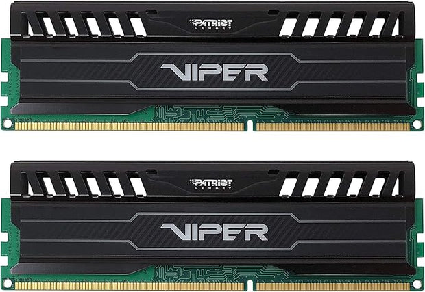 Patriot 16GB(2x8GB) Viper III DDR3 1866MHz (PC3 15000) CL10 Desktop Memory with Black Mamba Heatsink - PV316G186C0K