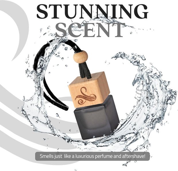 Creed Car Air Freshener for Men | Aventos Perfume Inspired Car Fragrance | Strong Freshener with Odour Eliminator Technology | GREED Car Scent by Perfa