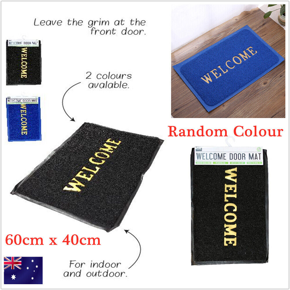 Luxury Non-Slip PVC Welcome Mat - Ultimate Mud & Water Absorbent Entrance Rug