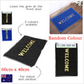 Luxury Non-Slip PVC Welcome Mat - Ultimate Mud & Water Absorbent Entrance Rug