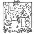Spooky Cutie Coloring Book – Adorable & Creepy Creatures in Cozy Hygge Moments | Relaxing Fun for Adults & Teens
