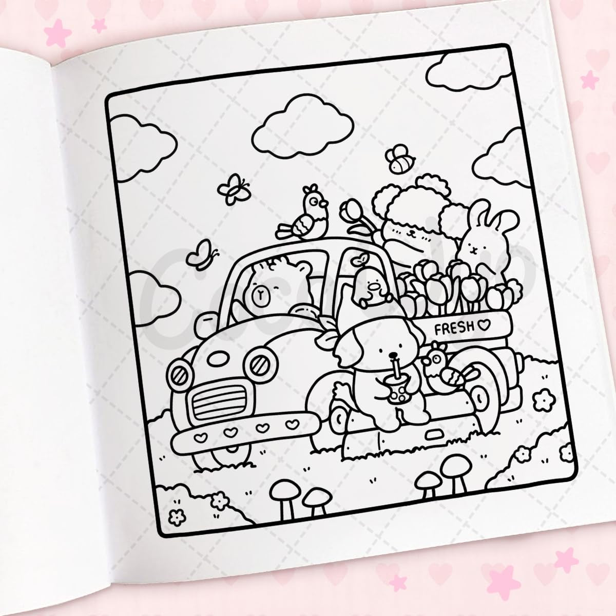 Cozy Cuties – A Cute & Comfy Coloring Book for All Ages
