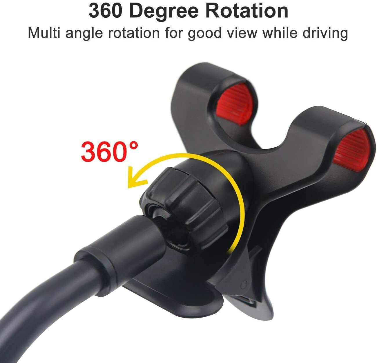360° Rotating Universal Car Windshield Mount for Phone & GPS - Long Arm Cradle AU