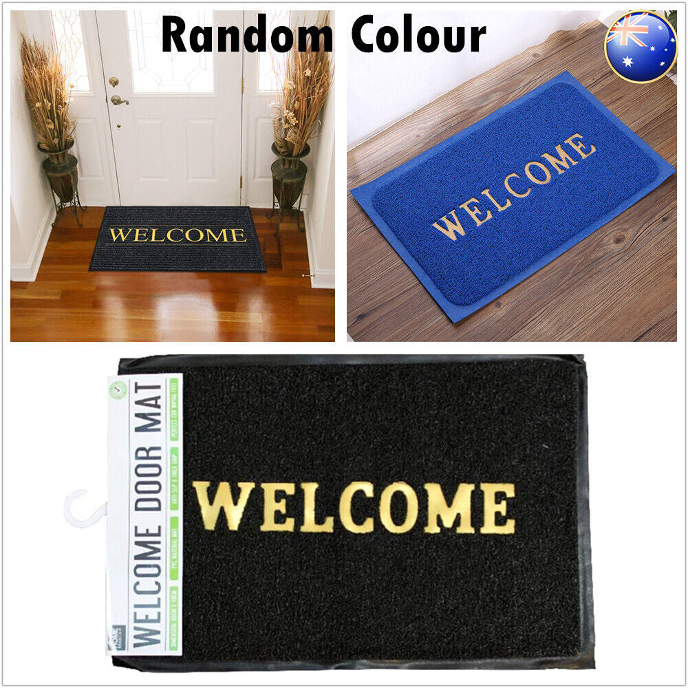 Luxury Non-Slip PVC Welcome Mat - Ultimate Mud & Water Absorbent Entrance Rug