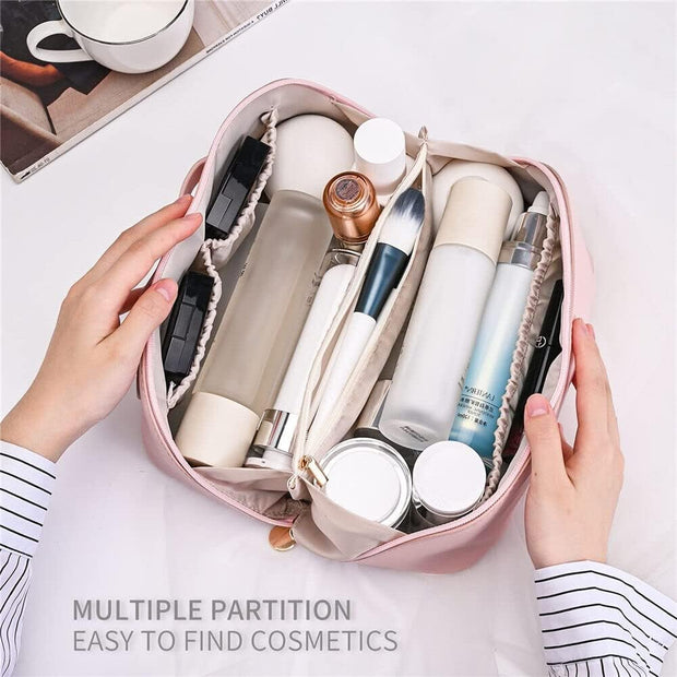 Pink Toiletry Bag – Travel Accessory for Luggage & Essentials