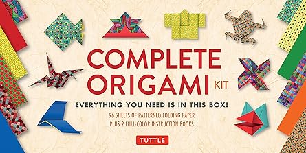 Complete Origami Kit: [Kit with 2 Origami How-to Books, 98 Papers, 30 Projects] This Easy Origami for Beginners Kit is Great for Both Kids and Adults
