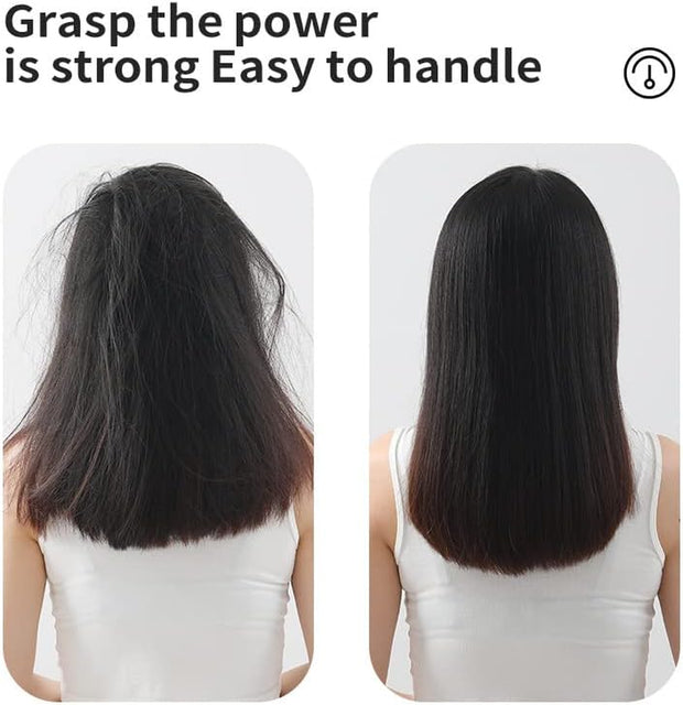 Negative Ion Hair Straightener & Styling Comb (Pink)