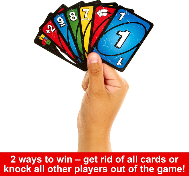 UNO Show ‘Em No Mercy Card Game – Extra Cards, Special Rules & Tougher Penalties | Fun for Kids, Adults & Family Game Nights