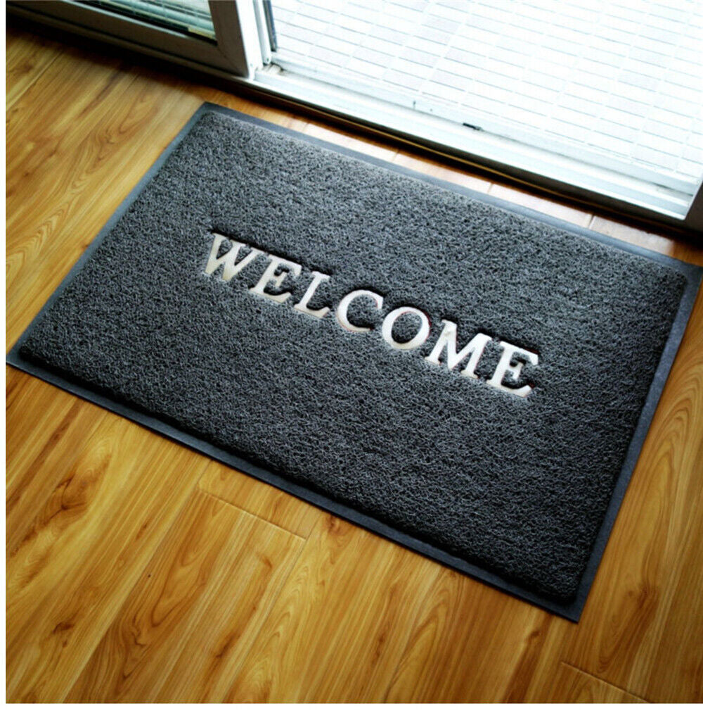 Luxury Non-Slip PVC Welcome Mat - Ultimate Mud & Water Absorbent Entrance Rug
