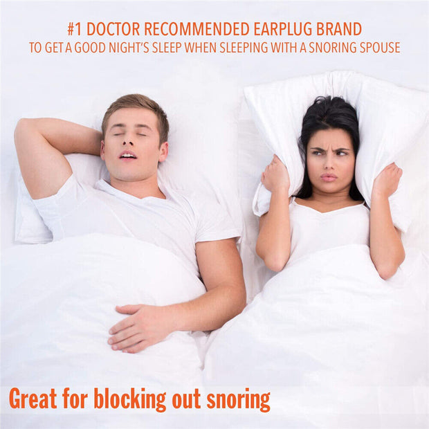 Ultimate Comfort Disposable Foam Ear Plugs - 32dB Noise Cancelling for Peaceful Sleep & Snoring Relief - 20 Pairs