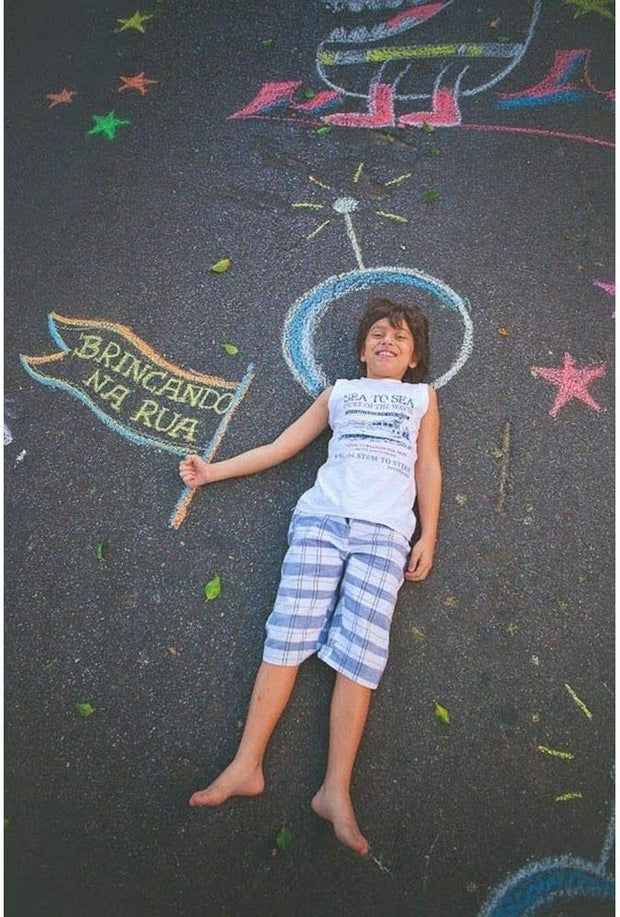 Washable Sidewalk Chalk – 48-Count Vibrant Colors | Perfect for Outdoor Art, Kids' Activities & Games