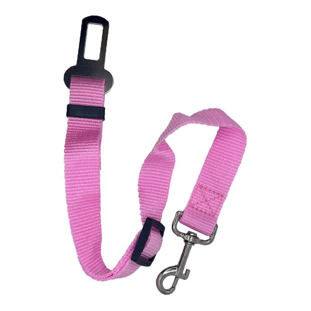 Adjustable Pet Dog Safety Car Vehicle Seat Belt Harness Lead Pet Seatbelt Nylon
