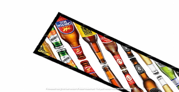 Buy BEER BOTTLES Menu Bar Runner - Enhance Your Bar with Stylish and Durable Barware