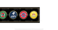 BEER CAPS Aussie Beer Spill Mat (890mm x 240mm) BAR RUNNER Man Cave Pub Rubber
