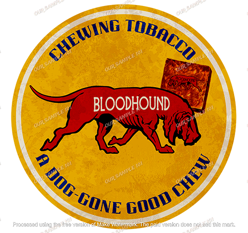 BLOODHOUND TOBACCO ome Decoration Living Room Shop Wall Art Decor 