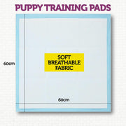 Blue Indoor Training Pads Pet Toilet Puppy Dog Cat 60x60cm Super Absorbent OZ