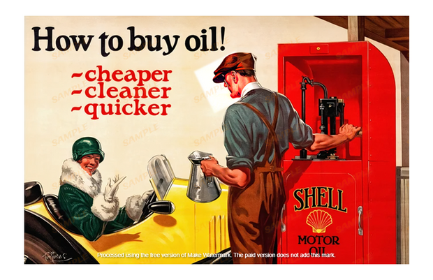 SHELL MOTOR OIL 