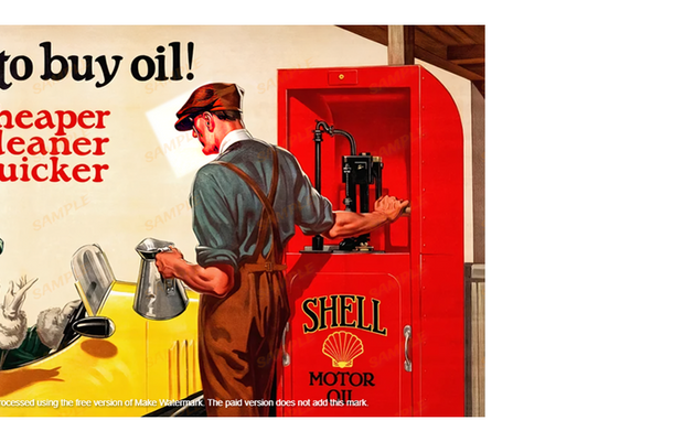 SHELL MOTOR OIL 