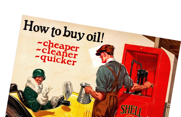 SHELL MOTOR OIL 