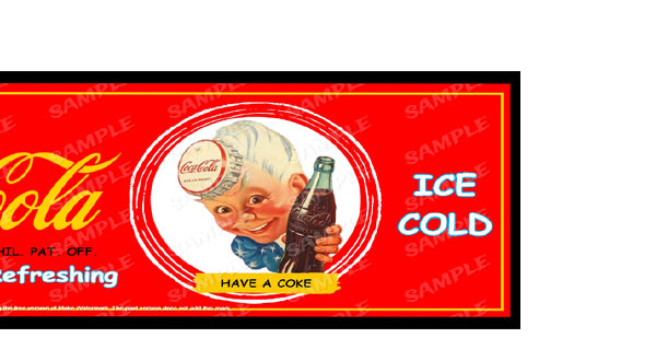 Buy ICE COLD COLA Aussie Beer Spill Mat: Chill & Protect Your Bar (890mm x 240mm)