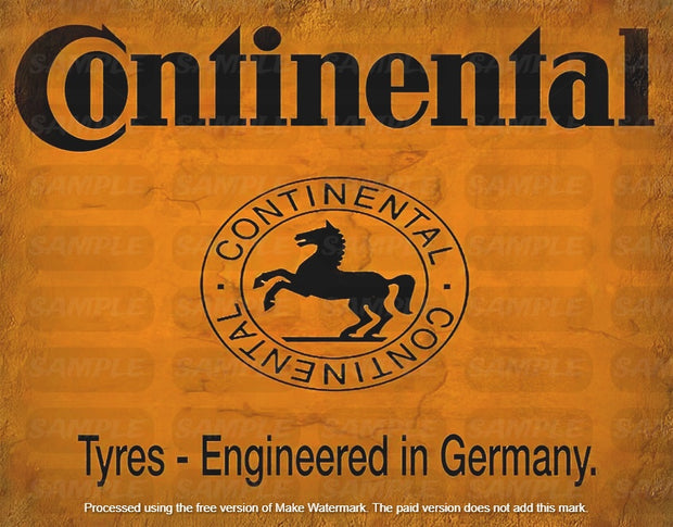 CONTINENTAL TYRE ENGINEERED IN GERMANY