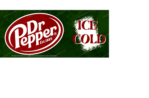 Dr. Pepper Ice Cold Drink Home Decoration Living Room Shop Wall Art Decor