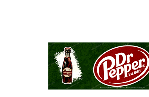 Dr. Pepper Ice Cold Drink Home Decoration Living Room Shop Wall Art Decor