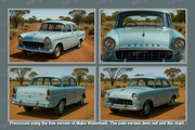 The Complete Classic – EK Holden  60 x 40 cm  Aussie Car 4-View Display Metal Sign