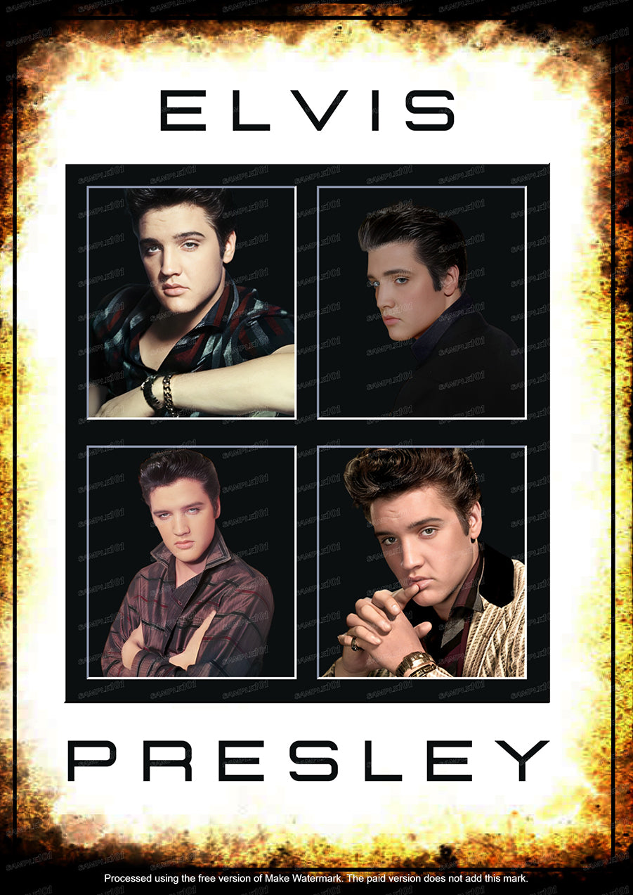 ELVIS PRESLEY Vintage Retro Home Wall Poster Décor Bar Wall Tin Metal Signs