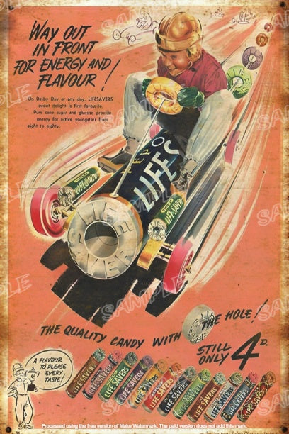 ENERGY AND FLAVOUR Retro Vintage Rustic Look Home Classic Shed Resto Café Reproduction Bar Wall Tin Metal Signs