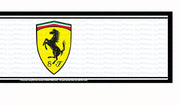 FERRARI LOGO Menu Bar Runner (890mm x 240mm) Home Cafe Shop Barware Bar Mat