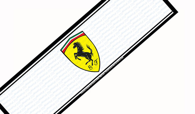 FERRARI LOGO Menu Bar Runner (890mm x 240mm) Home Cafe Shop Barware Bar Mat