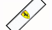 FERRARI LOGO Menu Bar Runner (890mm x 240mm) Home Cafe Shop Barware Bar Mat