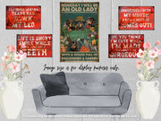 FULL OF DACHSHUNDS Vintage Retro Home Wall Shed Garage Poster Décor Bar Wall Tin Metal Signs