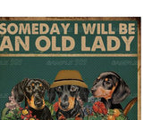 FULL OF DACHSHUNDS Vintage Retro Home Wall Shed Garage Poster Décor Bar Wall Tin Metal Signs