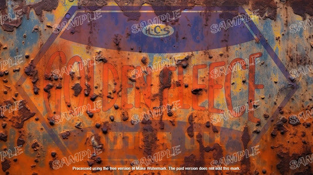 GOLDEN FLEECE HCS Retro/ Vintage Tin Metal Sign Man Cave, Wall Home Décor, Shed-Garage, and Bar