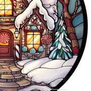 GINGERBREAD HOUSE Retro/ Vintage Round Metal Sign Man Cave, Wall Home Décor, Shed-Garage, and Bar